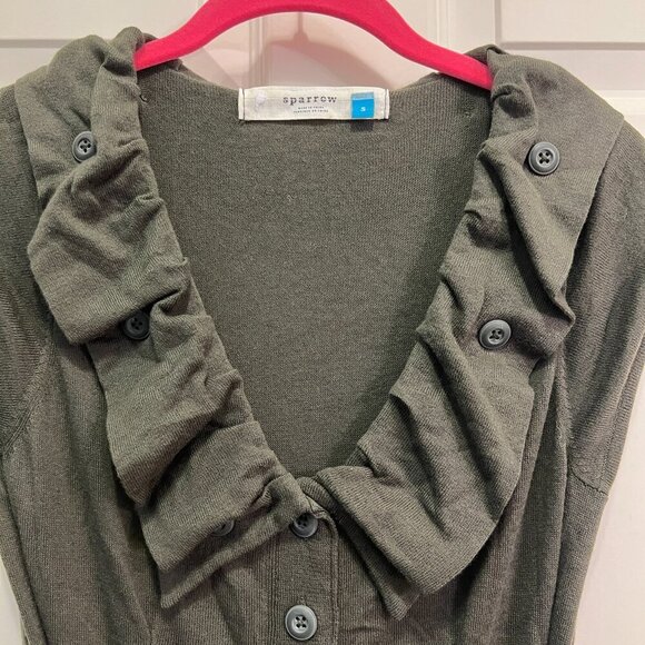 ANTHROPOLOGIE SPARROW Kindred Spirit Sweater Dress Green Size Small - Picture 3 of 8